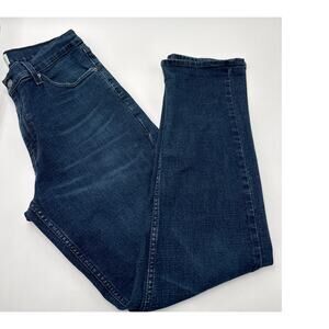 Levi Denizen Mens Dark Blue Jeans Straight Leg 30x31 Mid Rise Denim